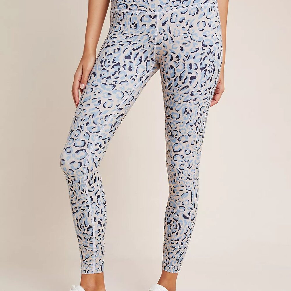 Anthropologie Women's Varley Century Leopard Print Leggings - Picture 2 of 11